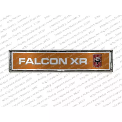 #869 Badge To Suit Ford Falcon Xr Gt Chrome Car Emblem • $37