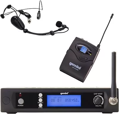 Gemini Sound UHF-6100HL Wireless Lavalier & Headset Mic - Precision Sound For... • $199.95