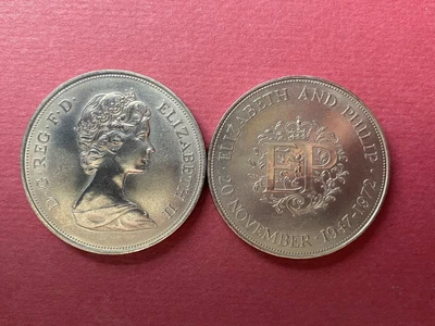 £33.60 • Buy Lot Of 40 1972 Qeii And Prince Phillip 25th Wedding Anniversary Coins