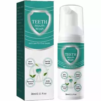 2x Teeth Mouthwash Herbal Brightening Oral Repair Foam Solve All Problems 30ml • $18.29