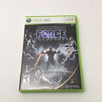 Star Wars: The Force Unleashed (Microsoft Xbox 360 2008) Complete • $10.77