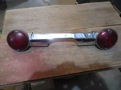 Vintage Harley Davidson Motorcycle Light Bar Part Red Stop Break Shovelhead • $29.99