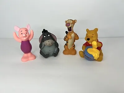 Disney Winnie The Pooh Classic Bath Toys (Pooh Tigger Eeyore Piglet) Lot Of 4 • $19.99