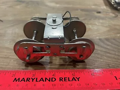 Lionel Standard Gauge Early 3 Rivet Type Trolley Truck With Pickup Up Restored • $41
