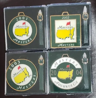 2001-04 Masters Tournament Augusta Bag Tag NEW NEVER USED. • $110
