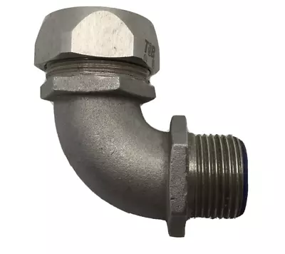 5352sst Thomas And Betts 1/2  Stainless Steel Sealtite Connector 90 Degree • $62.49