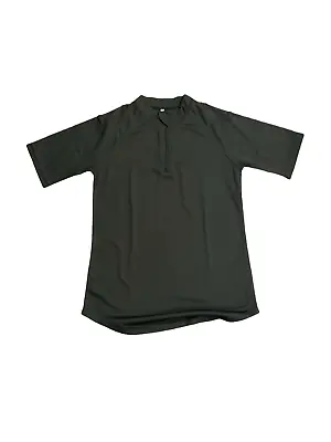 £13.95 • Buy New Male Black Breathable S/S Wicking Shirt With Epaulette Loops WKS13N