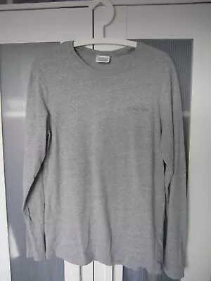 Mens Calvin Klein Long Sleeve T Shirt Grey M  • £4.99