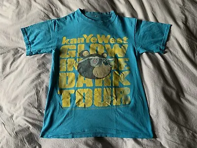 Kanye West Takashi Murakami 2007 Glow In The Dark Tour Tshirt Vintage Vultures • £12.99