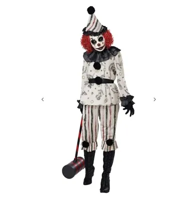 $39.95 • Buy California Costumes Vintage Creeper Horror Clown IT Adult Halloween XL Adult NEW