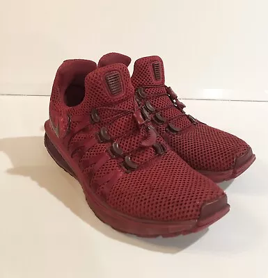 Nike Womens Shox Gravity AQ8554-606 Red Running Shoes Drawstring Low Top Size 8 • $45
