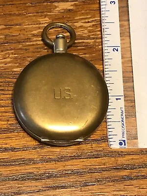 World War II US Military S&W NY Schwab & Wuischpard Brass Compass • $125