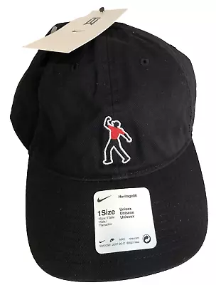 Nike Tiger Woods Fist Pump Heritage 86 Golf Hat Black Unisex 1 Size DA3317-010 • $29.99