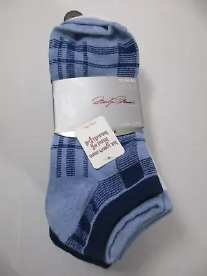 NIP Women's Marilyn Monroe 10 Pack No Show Blue White Socks~Shoe Size 4-9 • $18