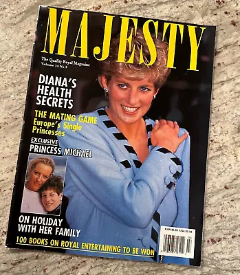 Majesty Magazine March Vol 14 No 3 Secrets PRINCESS MICHAEL 1993 PRINCESS DIANA • $4.99