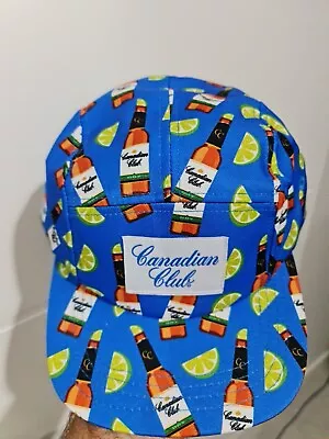 Canadian Club BaseballHat Blue Limited Edition Collectable Beer Lime Promotional • $25