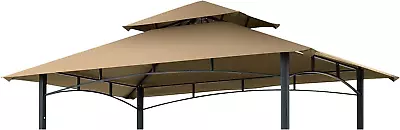 Grill Gazebo Replacement Canopy Roof -  5X8 Double Tiered Outdoor BBQ Gazebo Can • $40.15