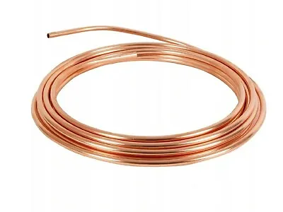 YORKSHIRE TUBE 6mm/8mm/10mm Copper Pipe Plumbing watergas (1 Mm Wall) Copper • £4.73
