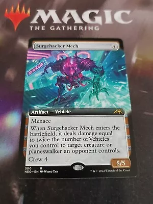 MTG. 2x Surgehacker Mech. Extended Art. Kamigawa: Neon Dynasty. Nm • $1.99