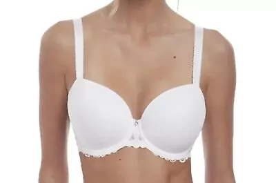 Fantasie Memoir Bra White Size 30DD Padded Moulded Racer Back T-Shirt 3020 • £14.89