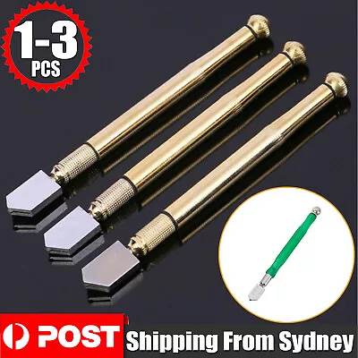 1-3PCS Glass Cutter Tungsten Carbide 3-15mm Cutting Wheel Blade Oil Feed Glazing • $6.75