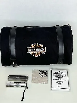 Harley Davidson Roll Up Bag & Accessories Tour Pak Tool Travel Pack Bag Luggage • $49.95