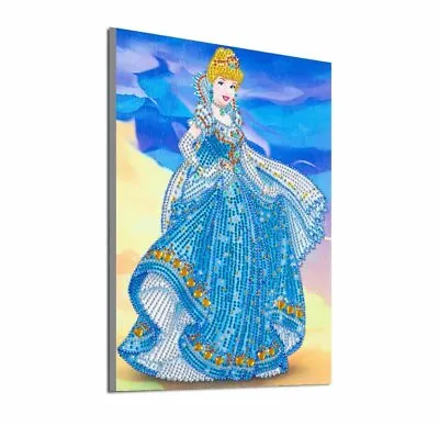$19.95 • Buy AU Seller Crystal Diamond Painting Partial Kit - Disney Princess Cinderella