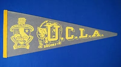 Vintage UCLA Bruins California Los Angeles University Pennant 12 X 28  • $12