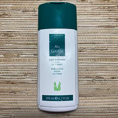 £72.69 • Buy Vintage Carven Ma Griffe Perfumed Body Lotion 6.7 Oz