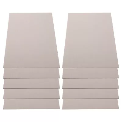 10 Blank Chipboard Sheets For DIY Crafts & Scrapbooking - 2.5mm Thick- • £17.58