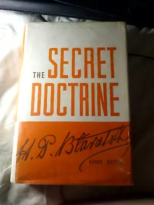 The Secret Doctrine Vol. 5 H.P. Blavatsky Adyar Edition 1962 - See Contents  • $72