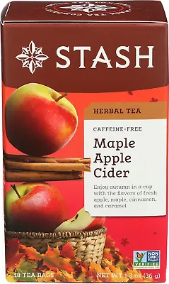 TEA Tea Bag Maple Apple Cider 18 CT • $6.99