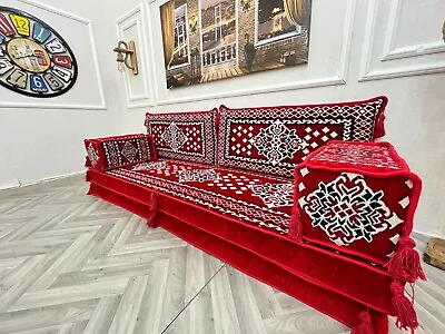 8'' Thick Floor Sofa Couch Bed  Boho Floor Couch Arabic Home Living Sofa • $550