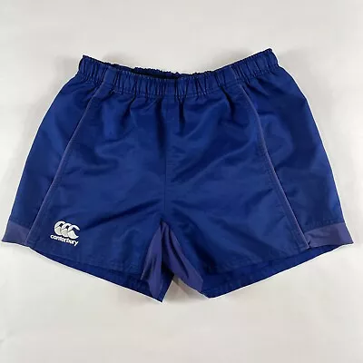 Canterbury Rugby Union Blue Footy Match Training Shorts Mens Large L W34  • £18.80