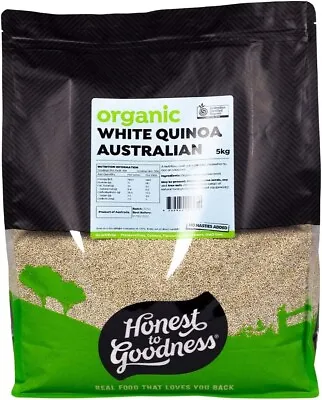 $72.99 • Buy Organic White Quinoa 5 Kg | FREE SHIPPING AU