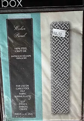 $11 • Buy New Memory Box Craft Die Wicker Panel Item # 98984 Border, Photos, Cards, Layers