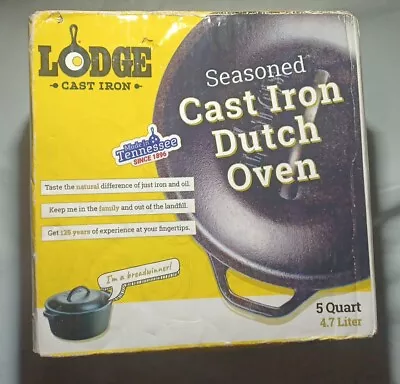 Lodge L8DOL3 5 Quart Cast Iron Dutch Oven • $70