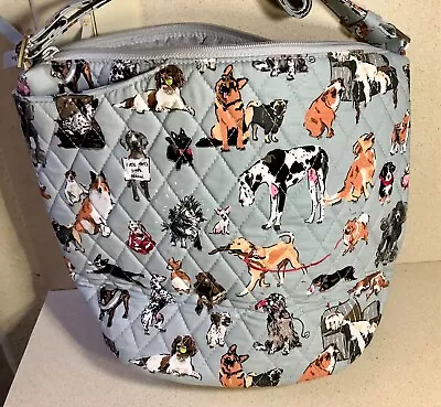 Vera Bradley Bucket Crossbody In DOG SHOW - NWT • $33.90