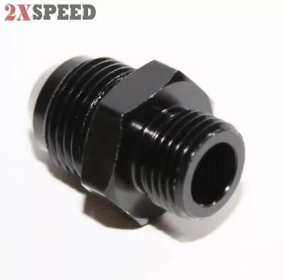 -8AN Male To M16x1.5Metric Male Flare Hose End Fitting Adapter Black New Brand • $6.49