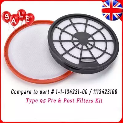 Filters For Vax CVRAV013 Pick Up Pet Bagless Cylinder Vacuum Cleaner Type 95 Kit • £6.63