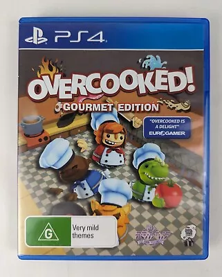 Overcooked! Gourmet Edition - Playstation 4 (PS4) - Complete - Free Shipping • $21.99