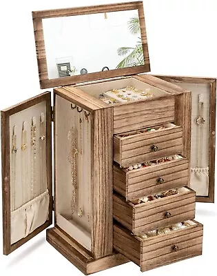 Procase Large Jewelry Organizer Box For Women Girls 5 Layers Storage Display Ho • $139.97