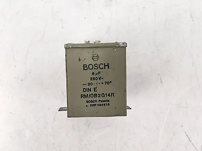 Vintage Bosch RM-OB2G14-1 Capacitor 8 UF 250 VDC 8uF • $22.45
