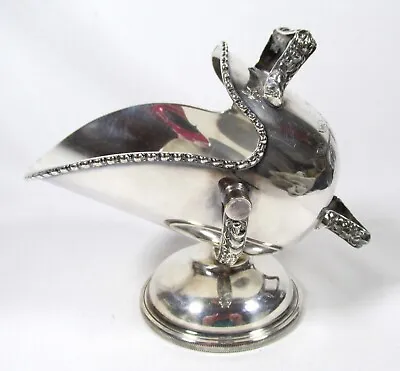 $19.99 • Buy Silverplate N B & S Hand Engraved Sugar Scuttle Made In England