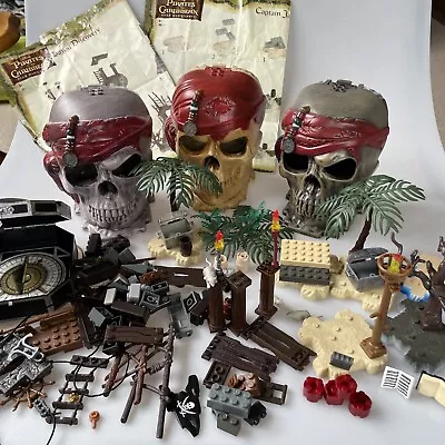 Mega Bloks Pirates Of The Caribbean Dead Mans Chest Hugh Bundle Skulls • £14.99