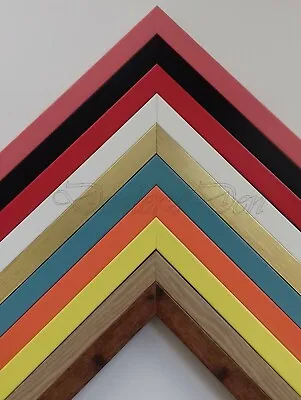 12 Rainbow Colours Square Range Picture Photo Poster Frame Decor Many Sizes • £4.99