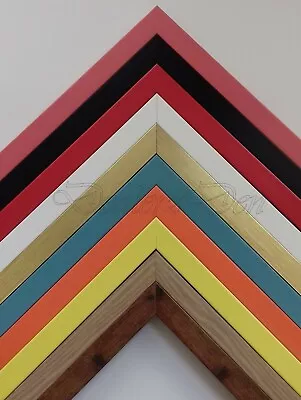 20 Rainbow Colours Modern Range Picture Photo Poster Frame Decor Many Sizes   • £4.75