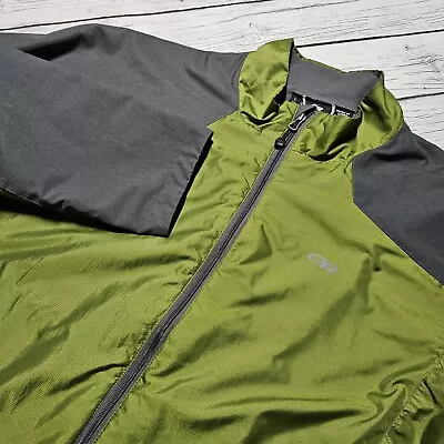 Outdoor Research Jacket Mens Large Full Zip Lightweight Polyester Windbreaker  • $26.99