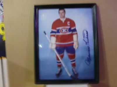 Maurice Richard  Photo With Facsimile Auto  Framed    12 X 9.5 • $14.62