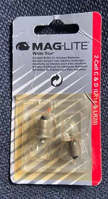 Maglite Torch Bulb - 2 Cell C & D Fitment - LWSA201U - Opened But Never Used • £3.50